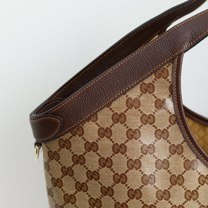 Gucci 2026 Giglio Shoulder Bag 60cm Brown Green Red Calfskin