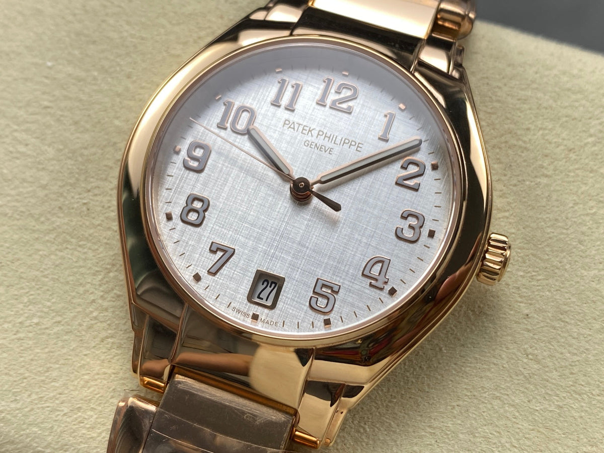 PATEK Twenty-Four 36mm Pink Gold White Dial