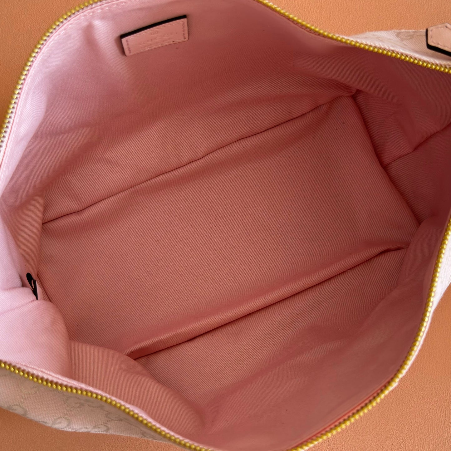 Gucci 2026 Vanity GG-Canvas Top Handle Bag 27.5cm Pink Canvas Leather 280773