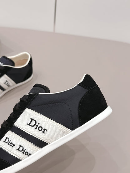 CD 26A Casual Sneakers Black Lycra Fabric Suede 739336
