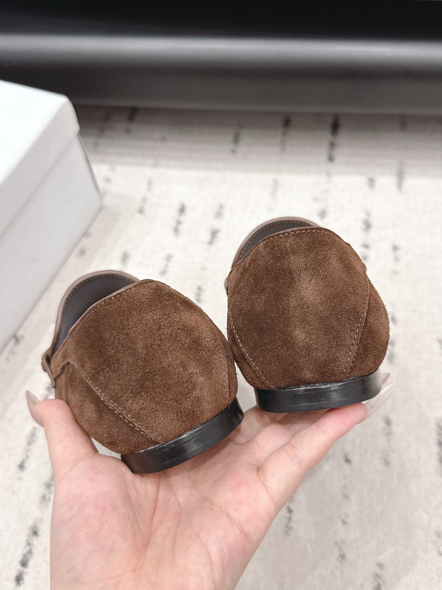 CD 26A Loafers Black Suede Leather