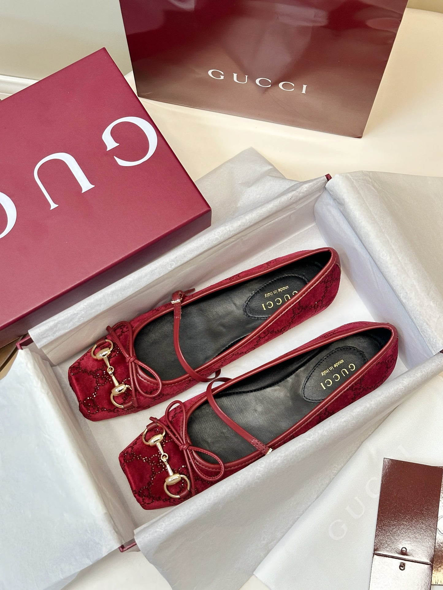 Gucci 2026 Horsebit Ballet Flat 645712