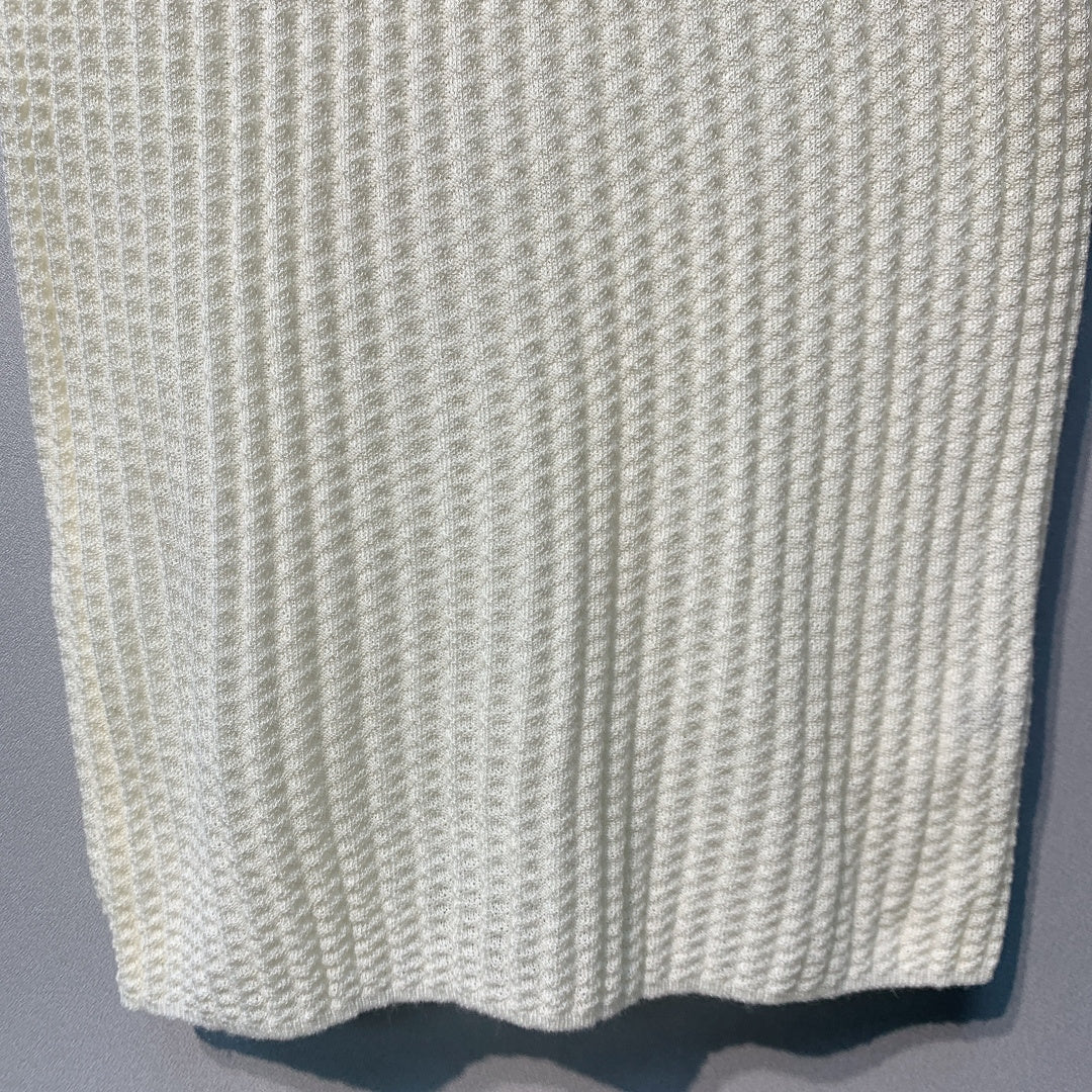 Loewe Anagram Tank Top White Ribbed Cotton 362625