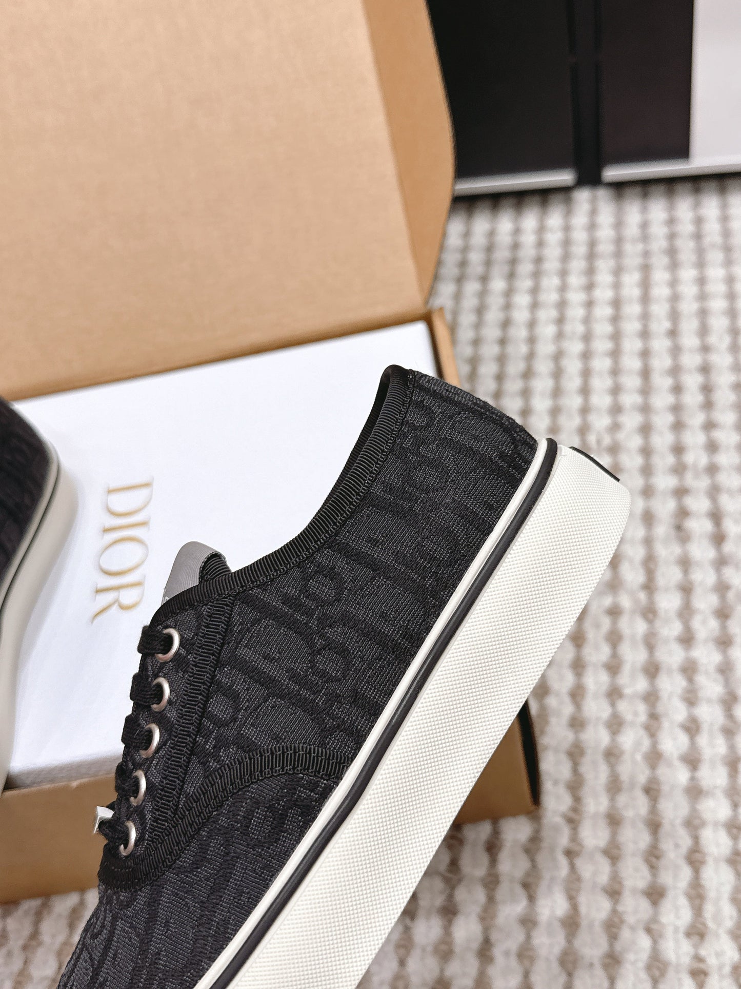 CD 26 Platform Sneaker Monogram Black Canvas 632435