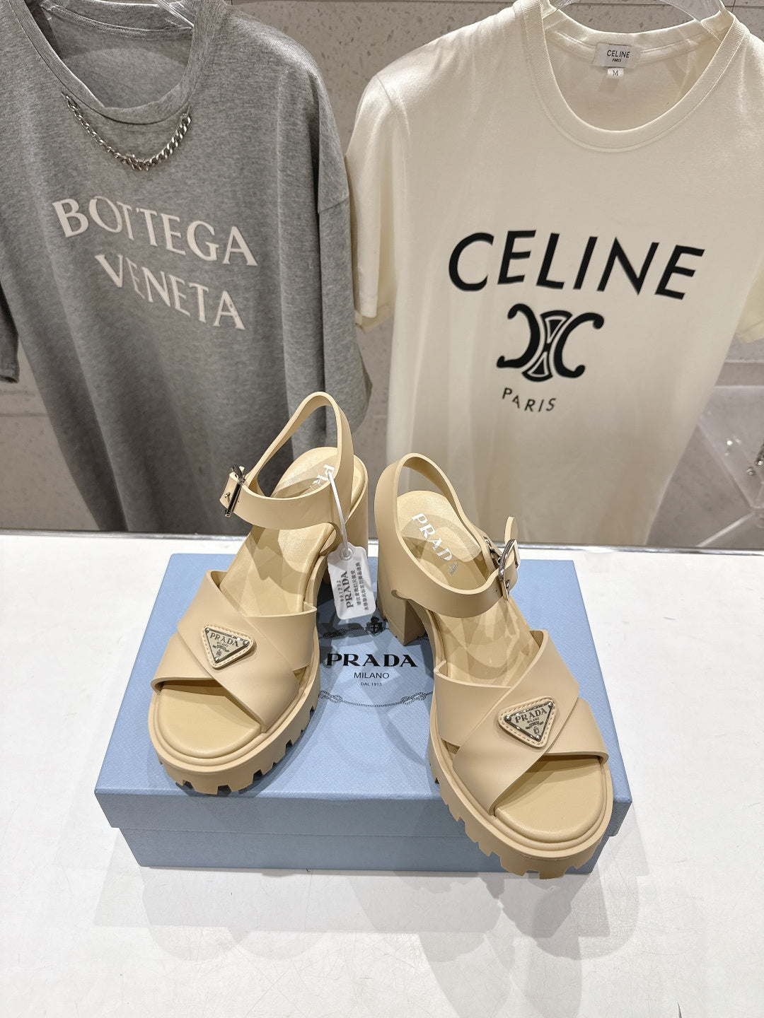 Prada 2026 Sandal 90mm Leather 852708