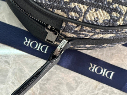 Dior 2026 Baby Ball Bag 20cm Beige Black Fabric Leather