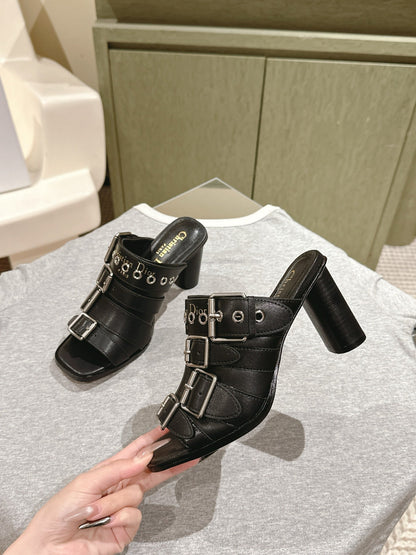 CD 26s High Heel Sandal 65 Black Lambskin 661541