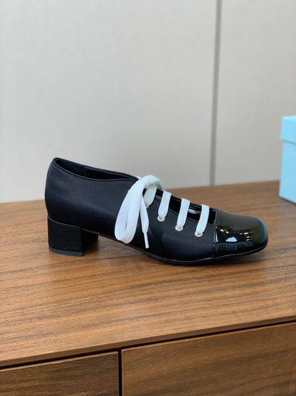 Prada 2026 Mary Janes 25mm Calfskin 792719