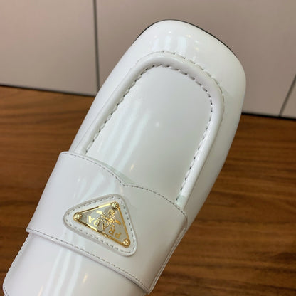 Prada 2026 Triangle Logo Loafers Leather 792669