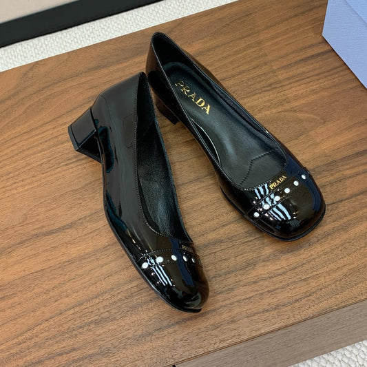 Prada 2026 Ballet Flats Patent Leather 792672