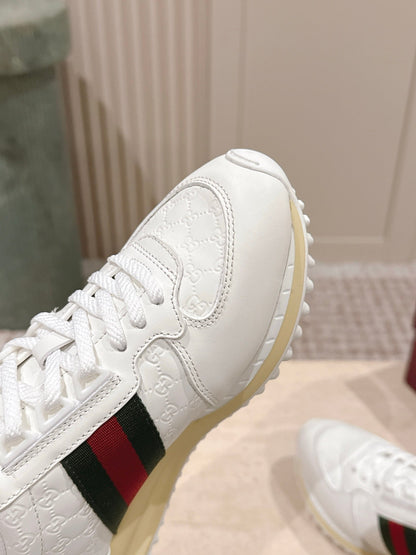 GG 26 Couple Sneakers White Cowhide 630701