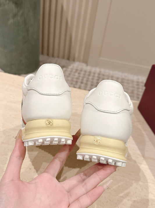 GG 26 Couple Sneakers White Cowhide 630701