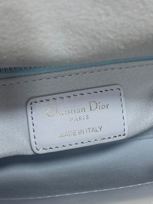 Dior 2026 Mini Lady Dior Bag Glacier Blue Lambskin 270717