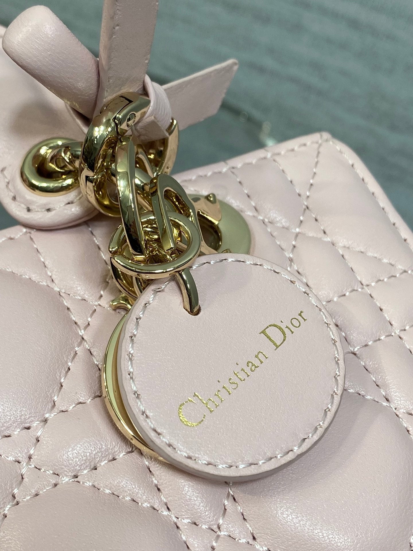 Dior 2026 Bow D-Joy Micro Bag Pink Lambskin