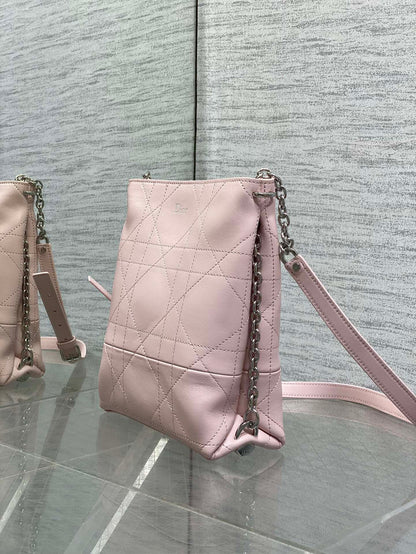 Dior 2026 Trianon Hobo Chain Bag 21cm Lambskin 289177