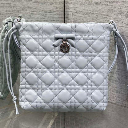 Dior 2026 Bow Adiorable Quilted Lucky Bag 22cm Cannage Lambskin
