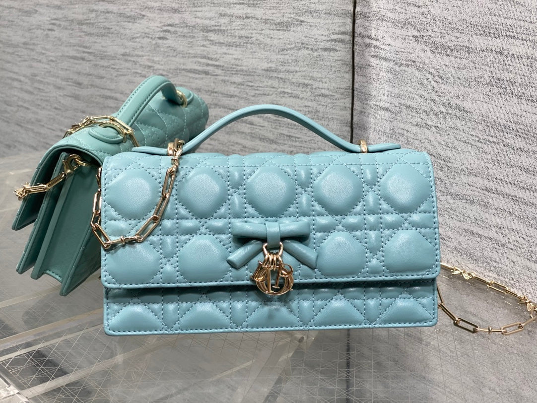 Dior 2026 My Dior Bag Tourmaline Blue Lambskin