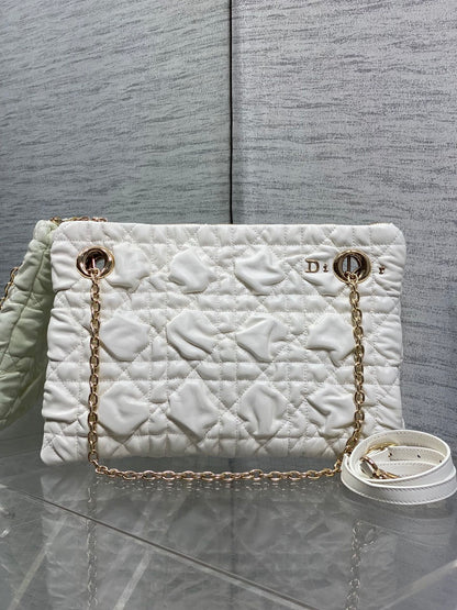 Dior 2026 Crunchy Bag 33cm Cannage Leather 378818