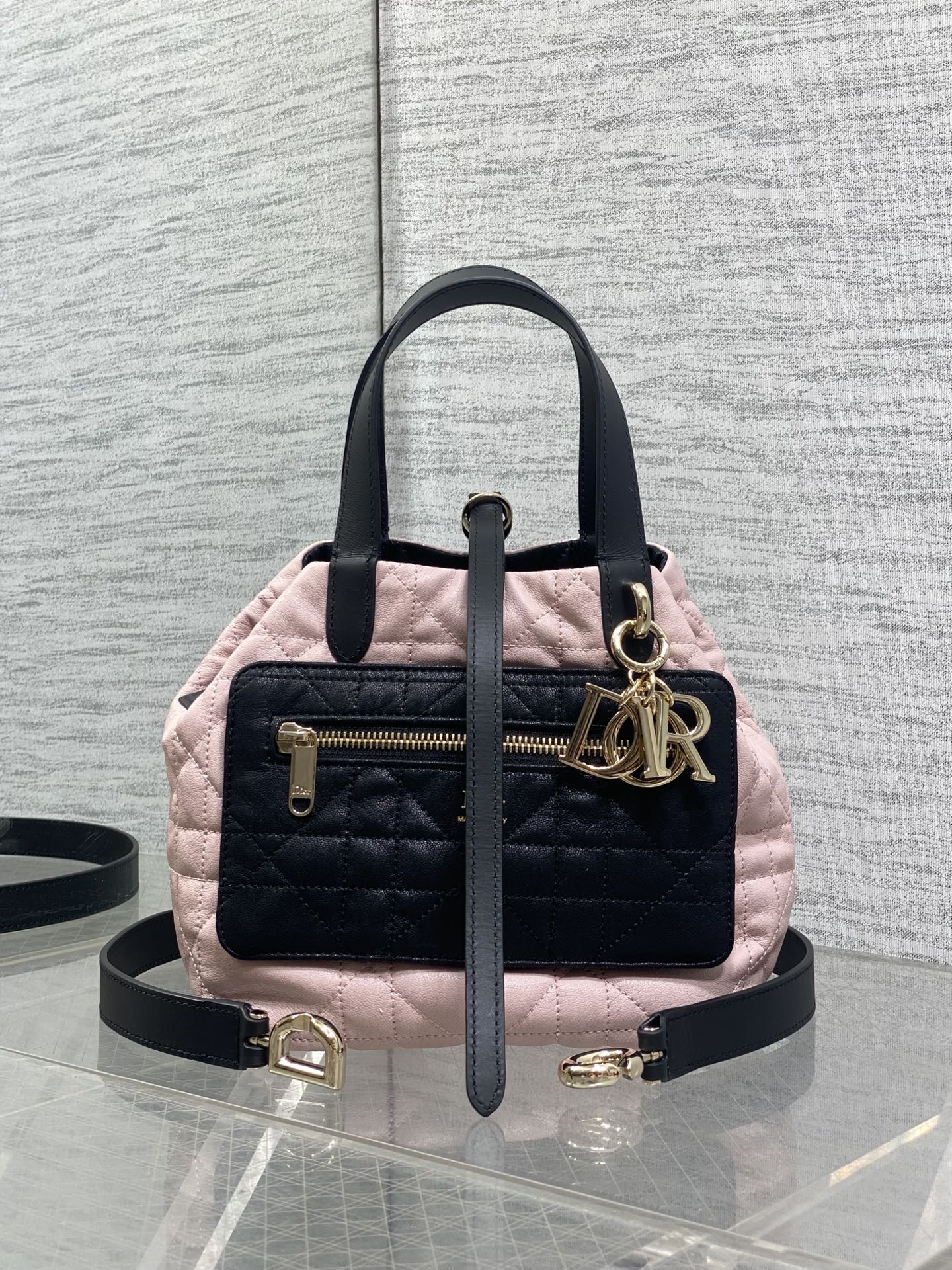 Dior 2026 Toujours Vertical Tote Bag Calfskin