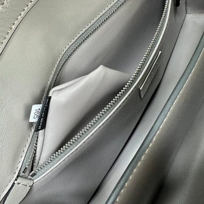 Prada 2026 Medium Shoulder Bag 32cm Patent Calfskin