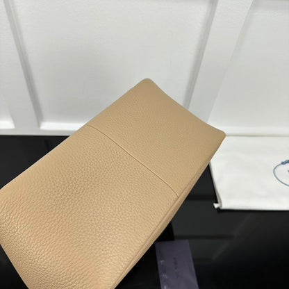 Prada 2026 Tote Bag Beige Calfskin
