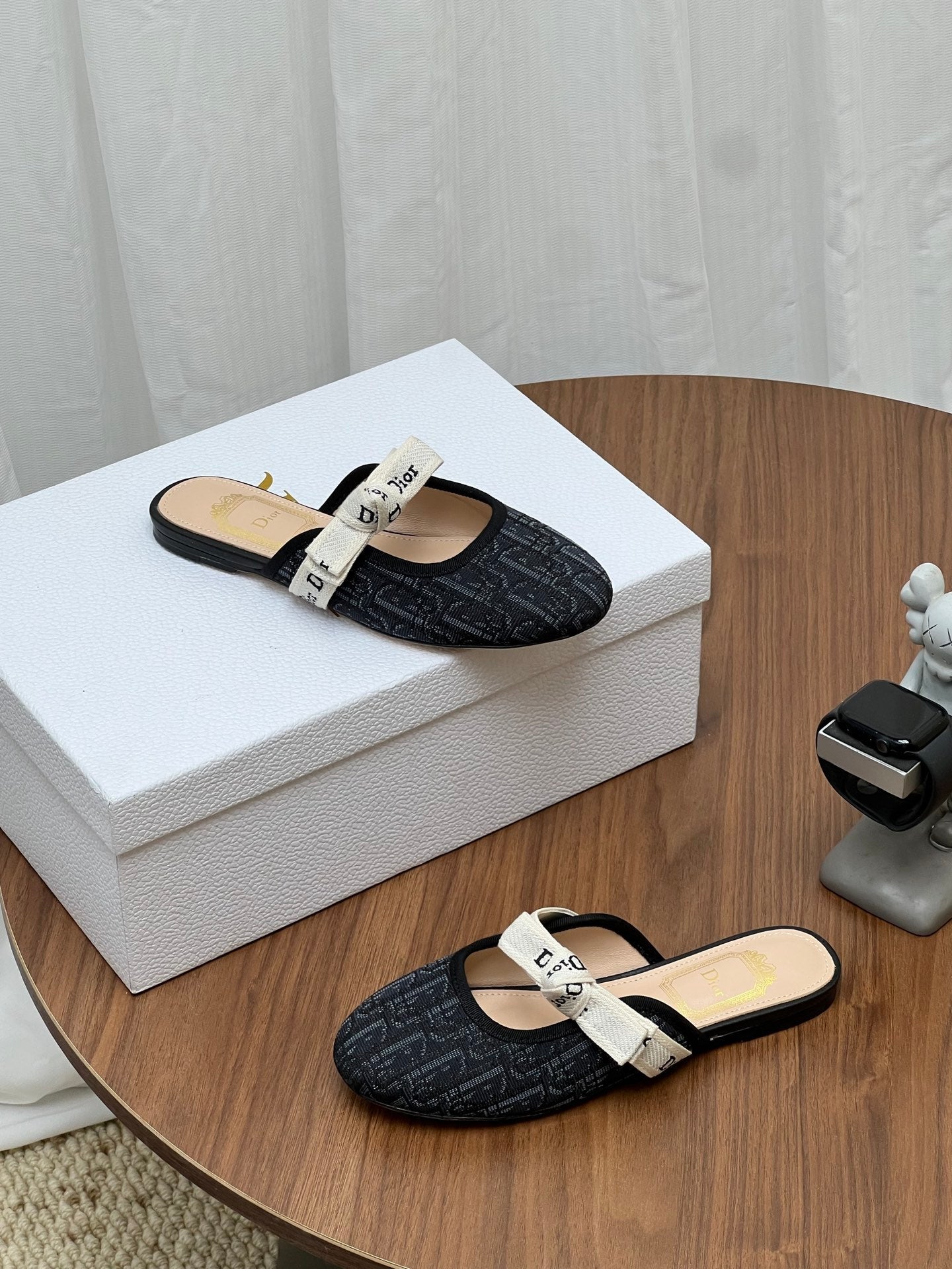 Dior 2026 Bow Mule Fabric Cowhide 846586