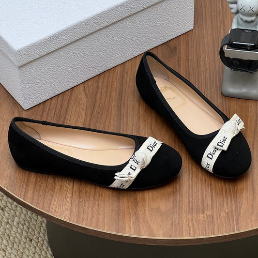 Dior 2026 Ballet Flat Velvet Cowhide 846591