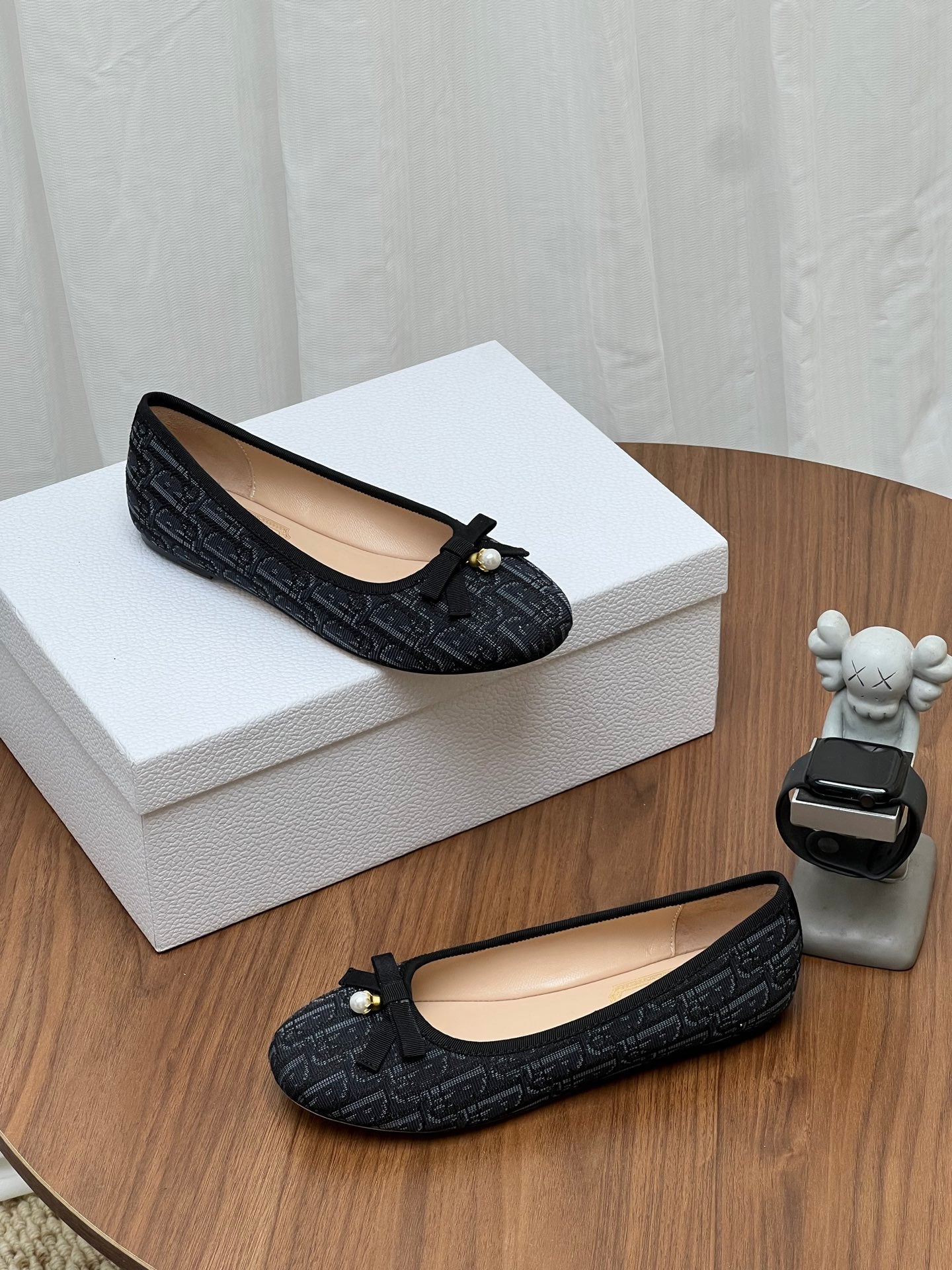 Dior 2026 Oblique Ballet Flat Fabric Cowhide 846595