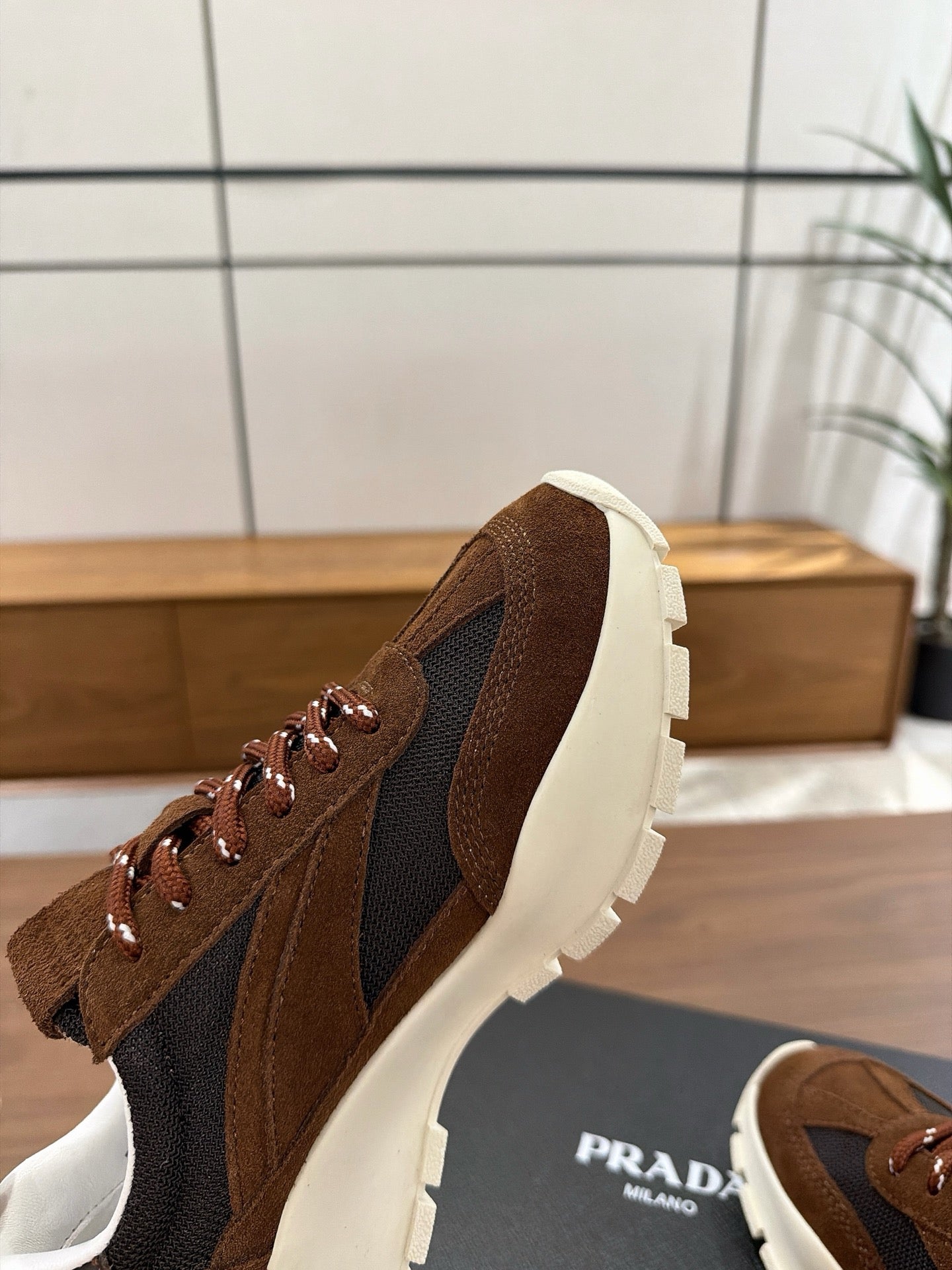 Prada 2026 Sneaker Suede Fabric 855957