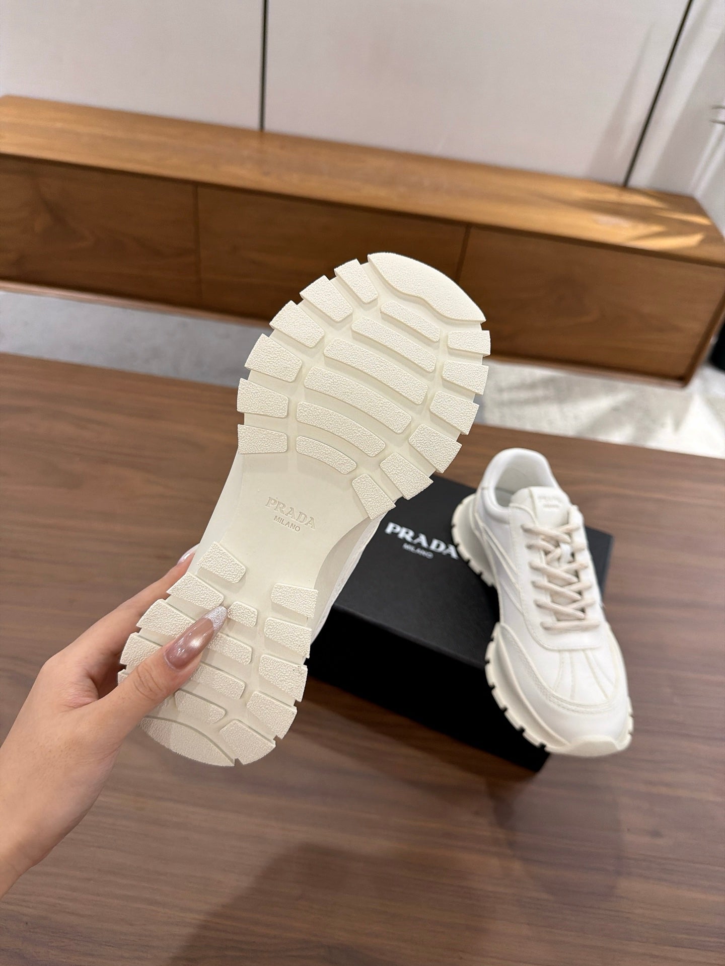 Prada 2026 Sneaker White Leather 855960