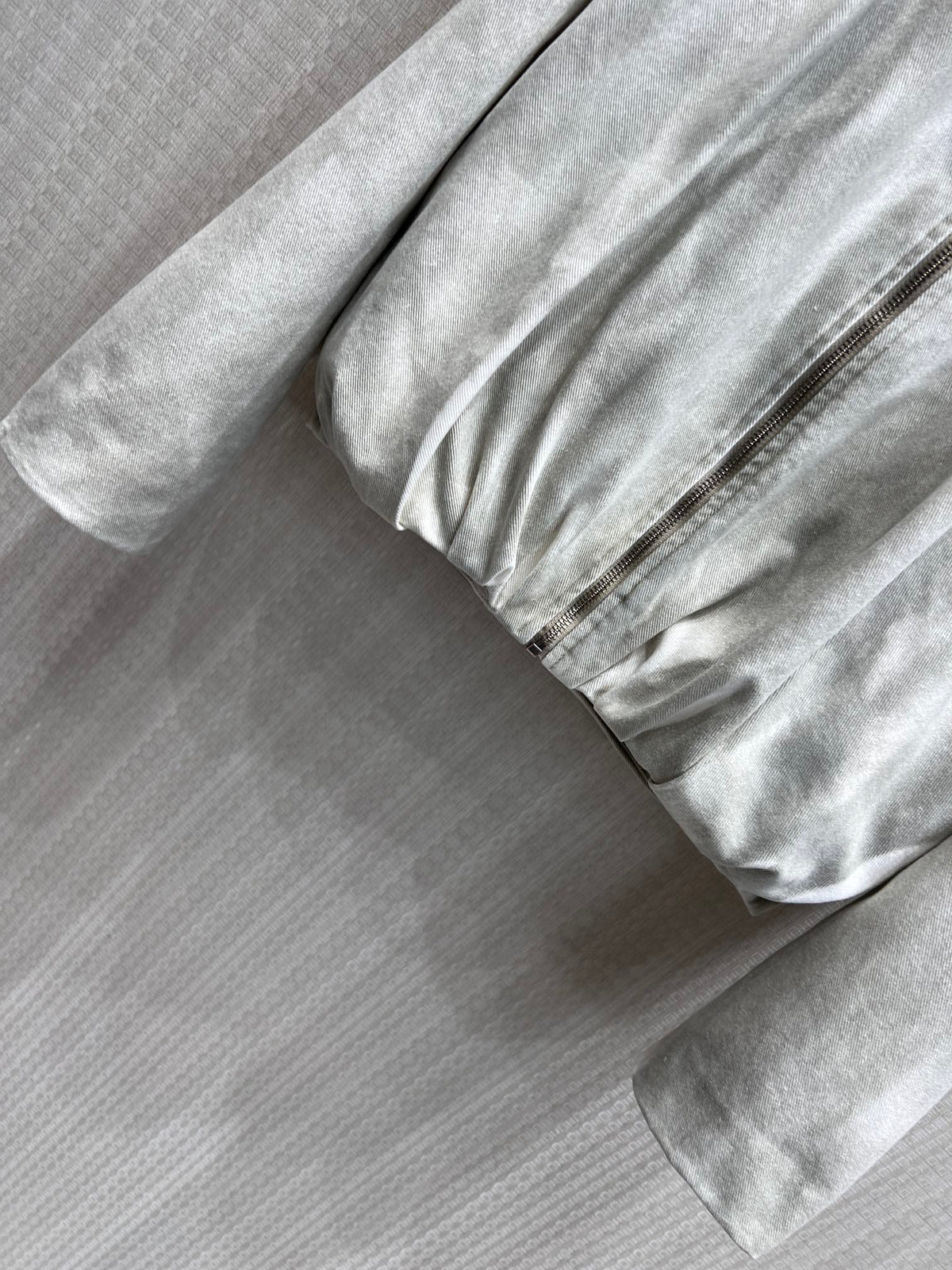 Loewe 26s Draped Jacket Light Grey Cotton 370171