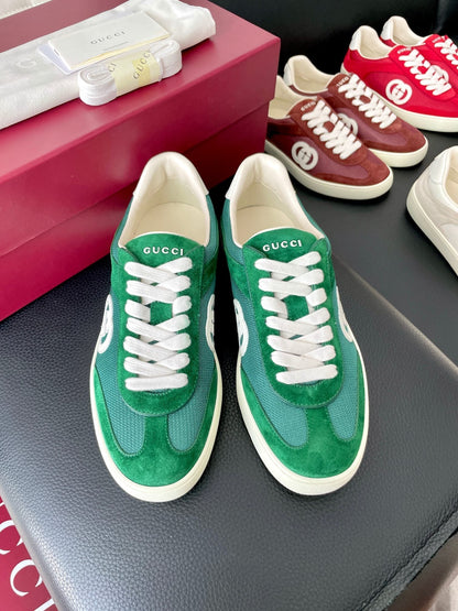 GG 26 Sneaker Green Suede Sheepskin 632810