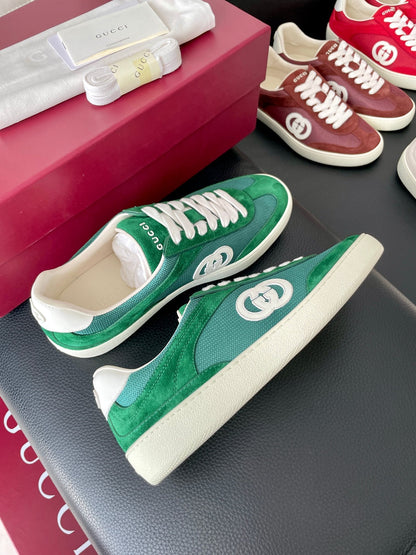 GG 26 Sneaker Green Suede Sheepskin 632810