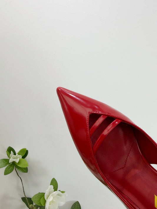 PRA 26SS Slingback 75 Red Patent Leather 592341