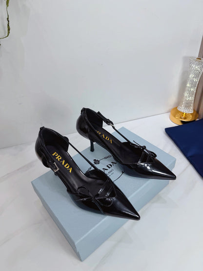 PRA 26SS Pumps 75 Black Patent Leather 592345