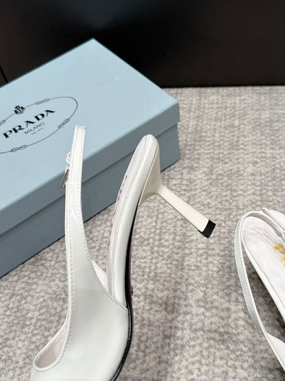 Prada 2026 Slingback 75mm Leather 855685