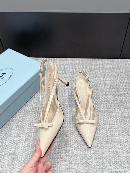 Prada 2026 Slingback 75mm Leather 855695