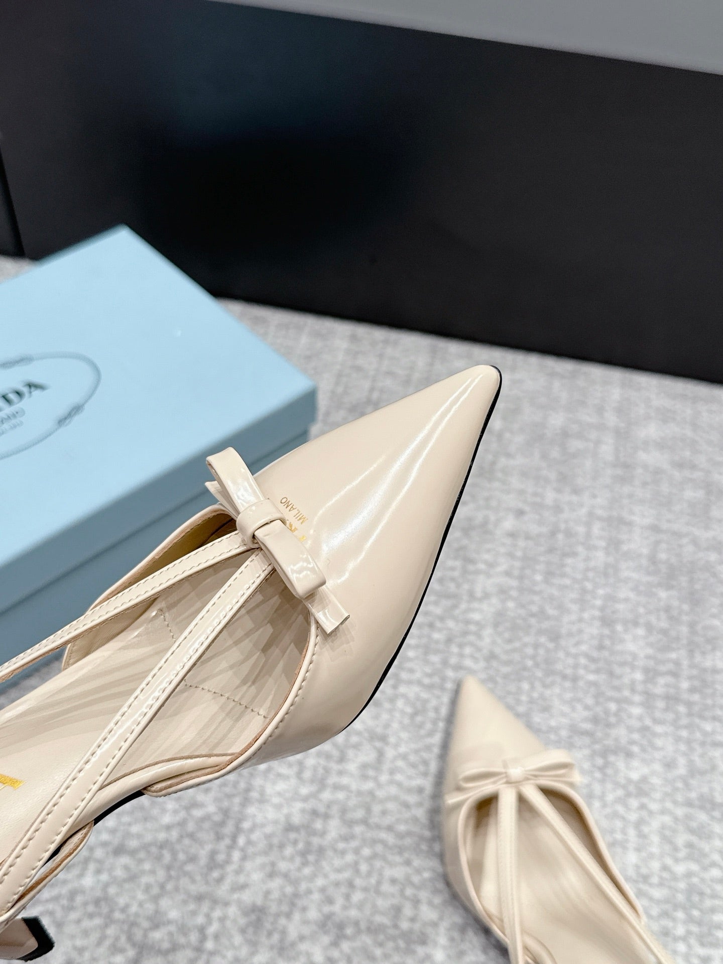 Prada 2026 Slingback 75mm Leather 855695