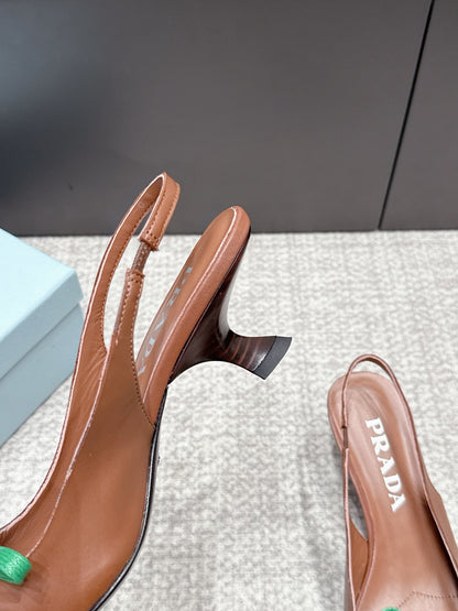 Prada 2026 Slingback 55mm Cowhide 855733