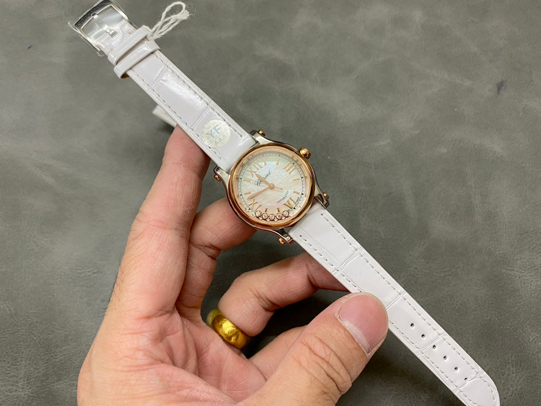 Happy Diamonds 30mm Mop Pearl Dial