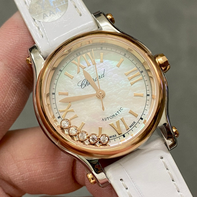Happy Diamonds 30mm Mop Pearl Dial