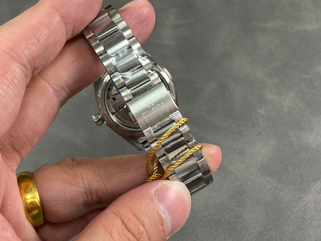 Omega Seamaster 34mm Diamond Mother Of Pearl Dial