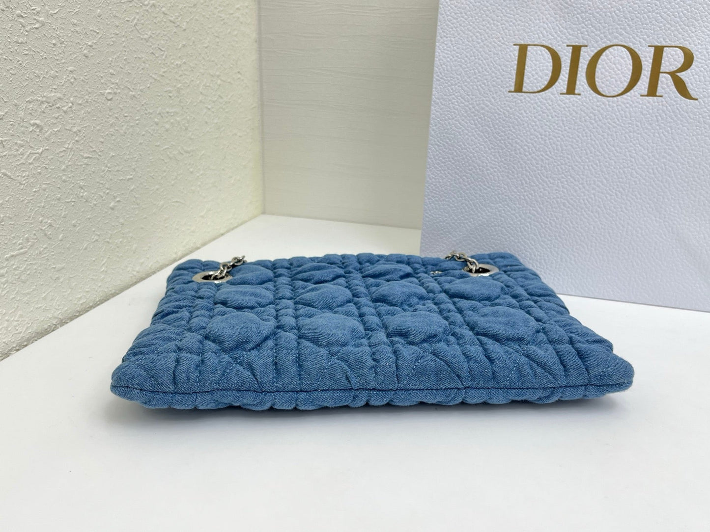 Dior 2026 Milly-La-Foret Bag 33cm Denim and Lambskin 158107