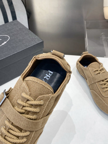 PRA 26S Casual Sneaker Dark Beige Canvas 628552