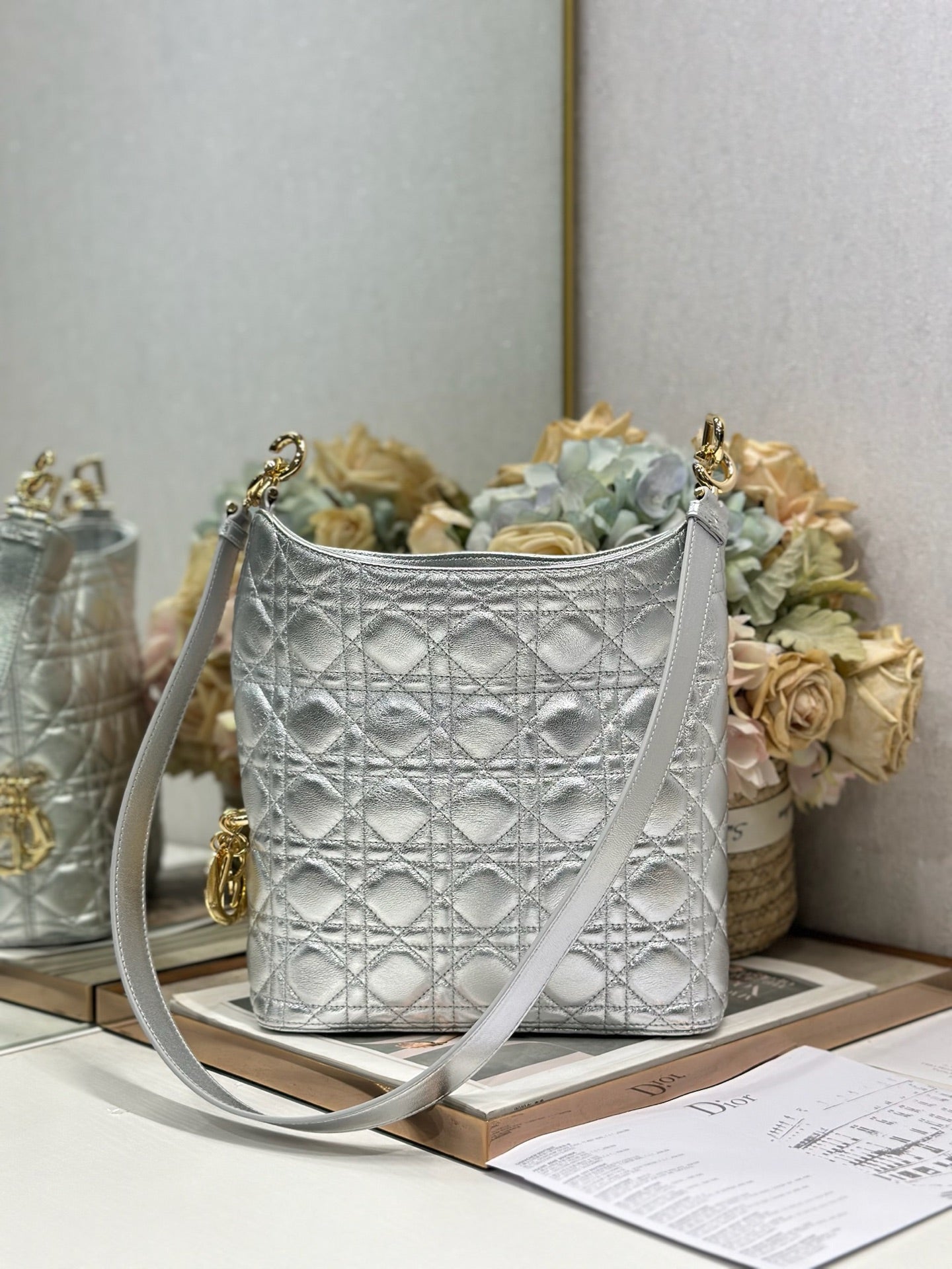 Dior 2026 Bag 27cm Multicolor Lambskin 289493