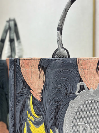 Dior 2026 Book Tote Bag Multicolor Canvas 290879