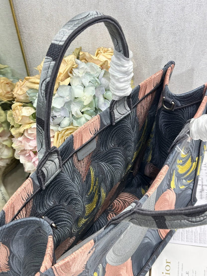 Dior 2026 Book Tote Bag Multicolor Canvas 290879