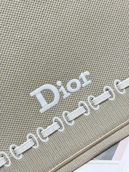 Dior 2026 Book Tote Bag Beige mix White Canvas 290893