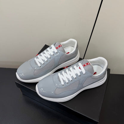 PRA 26S Casual Sneakers Light Gray Patent Leather 618927