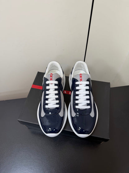 PRA 26S Casual Sneakers Gray Patent Leather 618928